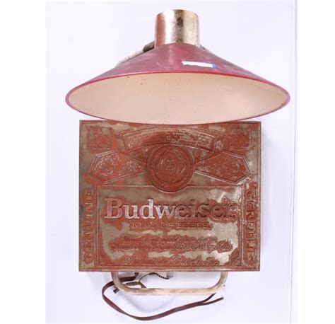 Vintage Budweiser Bar Light for sale 